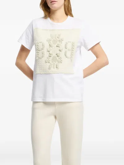 Barrie Logo-patch T-shirt In White