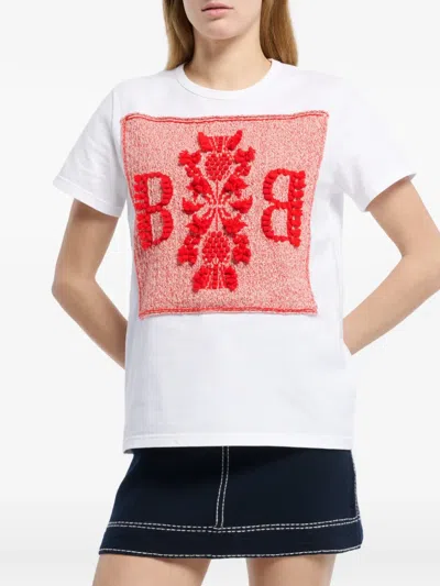 Barrie Logo-patch T-shirt In White