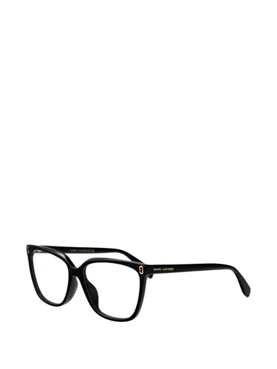 Marc Jacobs Rectangle Frame Glasses In Black