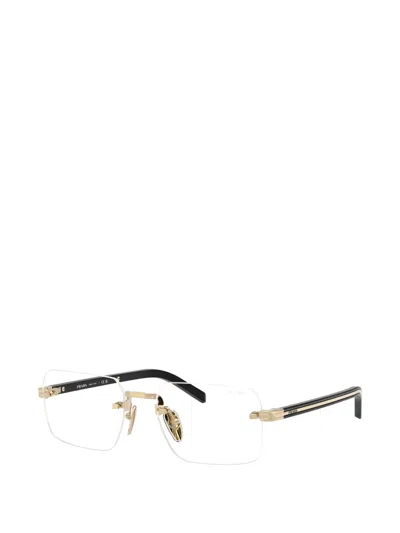 Prada Rimless-frame Glasses In Multi