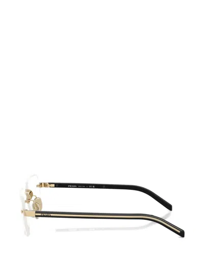 Prada Rimless-frame Glasses In Multi
