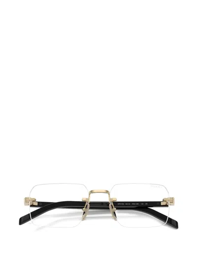 Prada Rimless-frame Glasses In Multi
