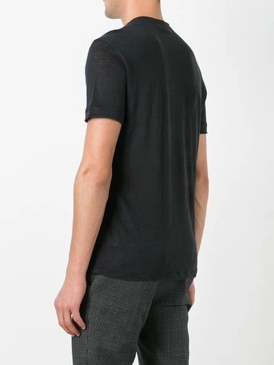 Shop John Varvatos V-neck Jersey T-shirt In Black