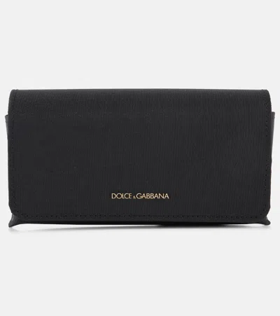 Dolce & Gabbana Devotion Square Sunglasses In Transparent