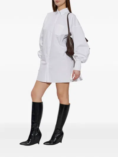 Coperni Drawstring-waist Shirt In White