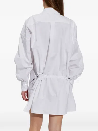 Coperni Drawstring-waist Shirt In White
