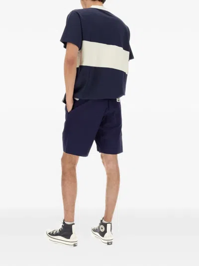 Umbro Logo Patch Bermuda Shorts In Blue
