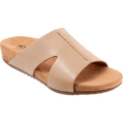 Softwalk Wide Width Beverly Sandal In Sand