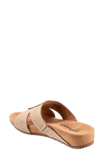 Softwalk Wide Width Beverly Sandal In Sand
