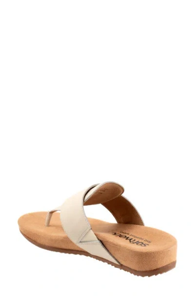 Softwalk ® Belize T-strap Sandal In White