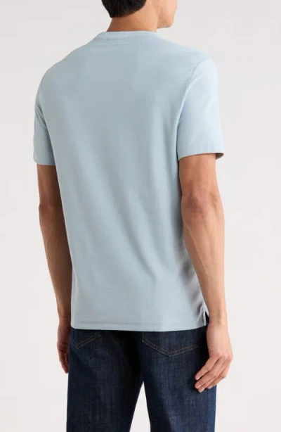Robert Barakett The Barakett Textured Tee In Light Blue