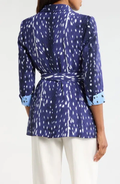 Dvf Emiliano Jacket In Blue