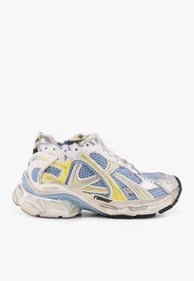 Balenciaga Sneaker Runner In Polyurethane And Polyester In Multi