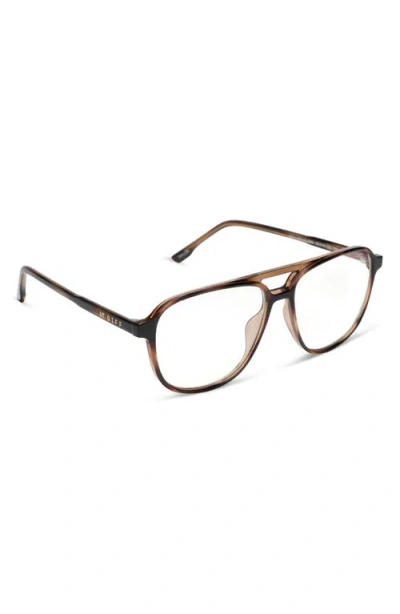 Diff Taylor 55mm Aviator Reading Glasses In Red
