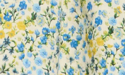 Max Studio Printed Square Neck Top