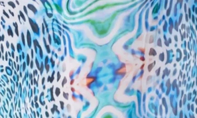Ranee's Ranees Long Caftan In Blue