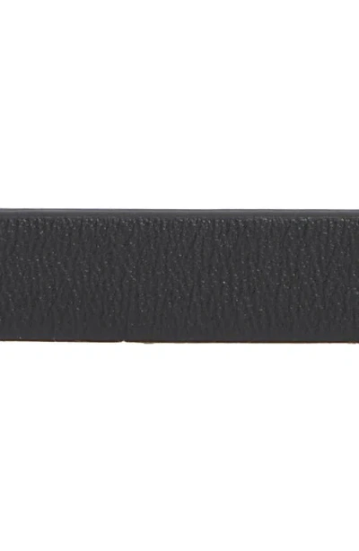 Mcm Leather Belt In Black