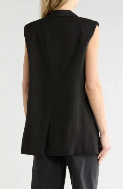 Frame Oversize Vest In Black