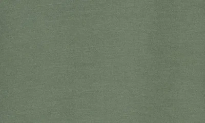 Renee C Solid Scrunched Sleeve Top In Green