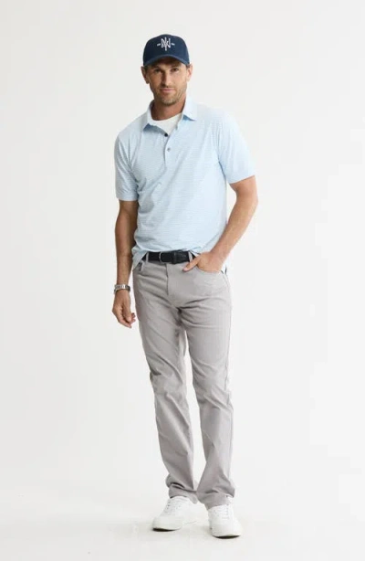 Jachs Performance Stripe Polo In Multi