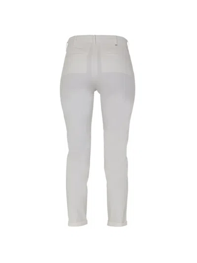 Pence Buttoned Trousers In White