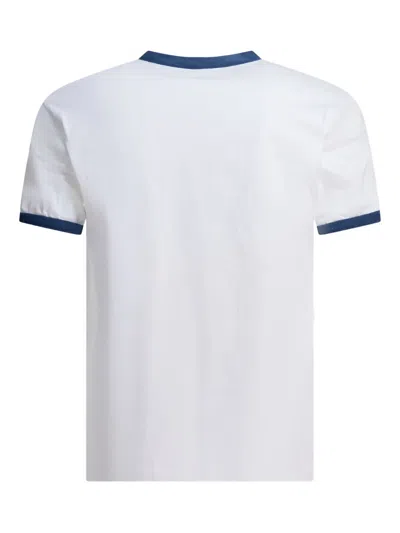 Kapital 그래픽 프린트 크루 넥 티셔츠 In White