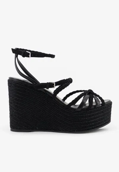Jimmy Choo Sophisticated Woven Design Pumps With Adjustable Ankle Strap In Multi