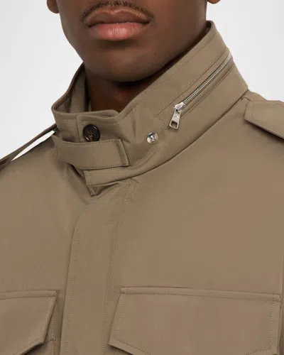 Dunhill Field Jacket In Brown