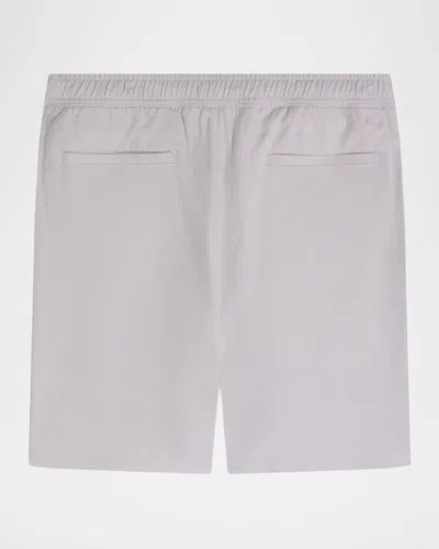 Bugatchi Men's Aerolinen Drawstring Shorts In White