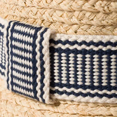 Miu Miu Raffia Hat In Neutral