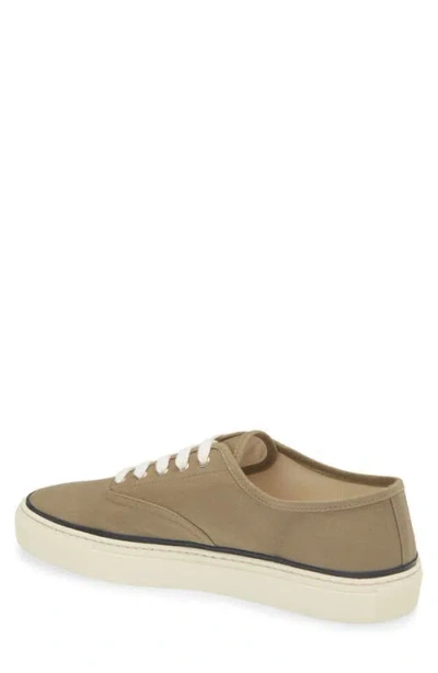 Jacquemus Cotton Low-top Sneakers With Embroidered Logo In Brown