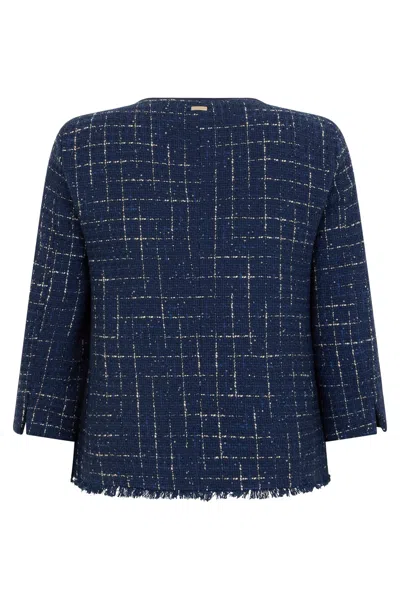 Herno Elegant And Versatile Dark Blue Jacket In Blue