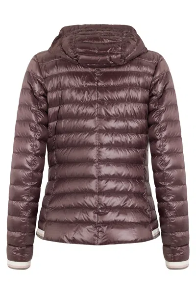 Herno Light Padded Jacket In Brown