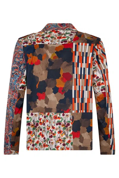 Herno Elegant Multicolored Jacket With Classic Cut In Multi