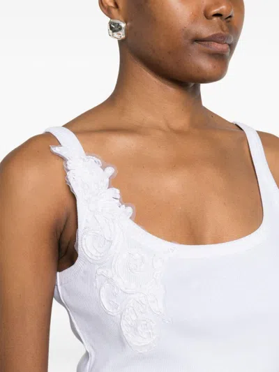 Ermanno Firenze Top White In White