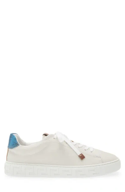 Versace First Line Greca Sneaker In White