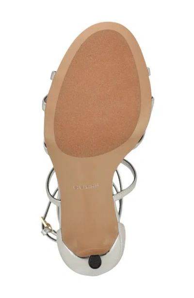 Guess Chaella Ankle Strap Sandal In Multi