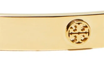 Tory Burch Miller Goldtone Stud Hinge Bracelet In Gold