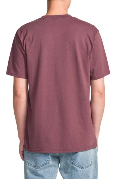 Volcom Live Wire Cotton Graphic T-shirt In Brown