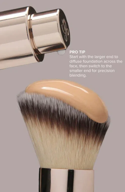 Anastasia Beverly Hills Impeccable Foundation And Face Brush In Transparent