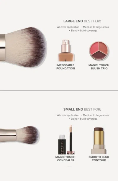 Anastasia Beverly Hills Impeccable Foundation And Face Brush In Transparent
