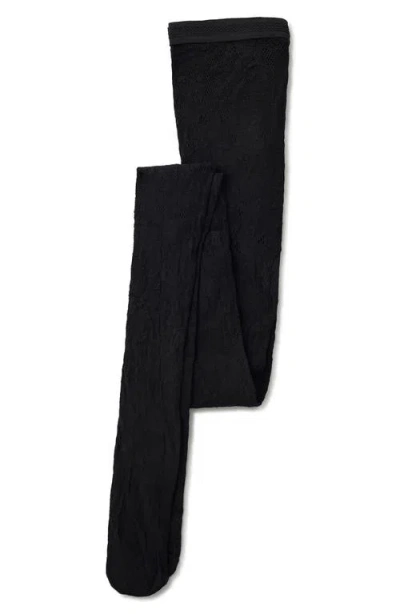 Swedish Stockings Rosa Lace Tights In Black