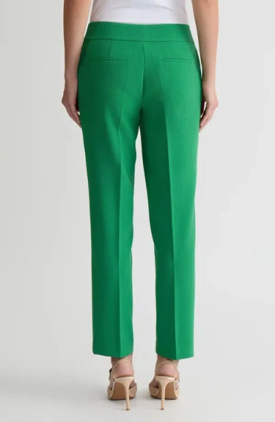 Kasper The Audrey Pull-on Straight Leg Pants In Green