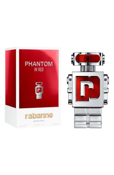 Rabanne Phantom In Red Parfum Elixir In Transparent