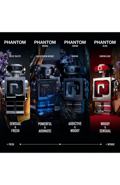 Rabanne Phantom In Red Parfum Elixir In Transparent