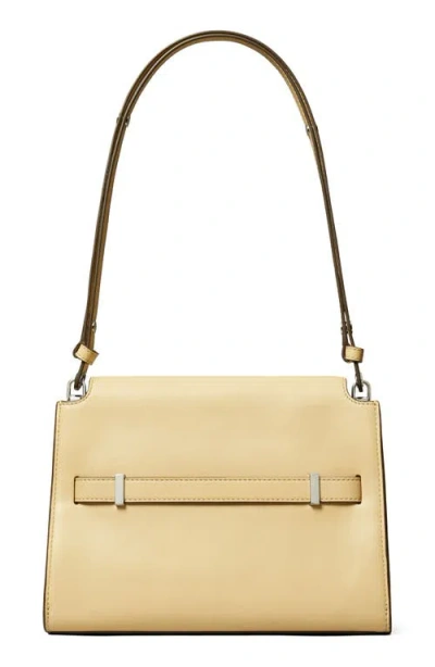 Tory Burch Lee Radziwill Leather Shoulder Bag In Neutral