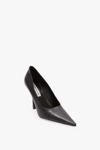 Victoria Beckham Black Victoria Stiletto 100 Leather Heels