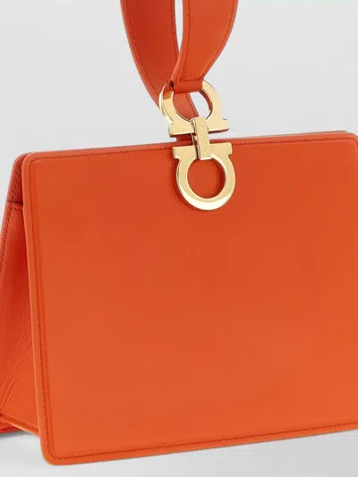 Ferragamo Mini Clutch Bag Structured Top Handle