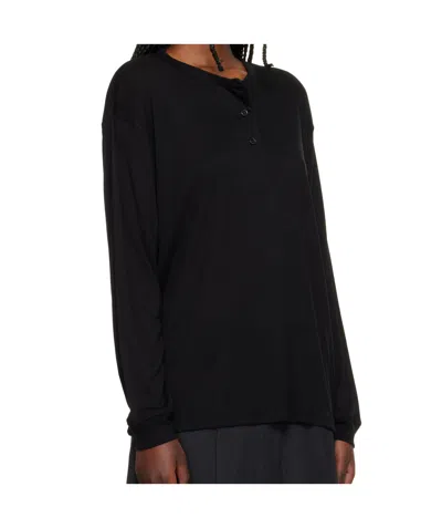 Studio Nicholson Rutas Button Blouse In Black