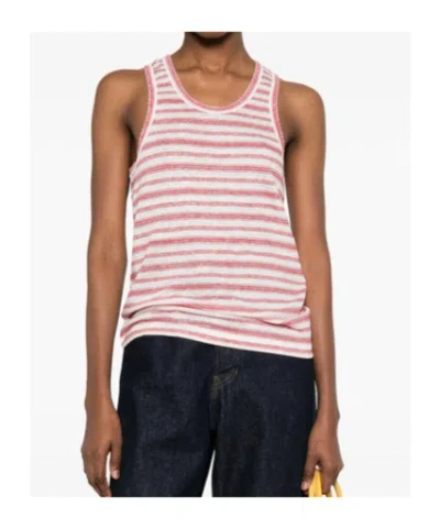 Apc A. P.c. Striped Tank Top In Pink